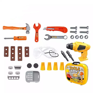 ست جعبه ابزار کارگاهی 4 در 1 کیفی کودک Tools Case 4 in 1_اسباب بازی مشاغل